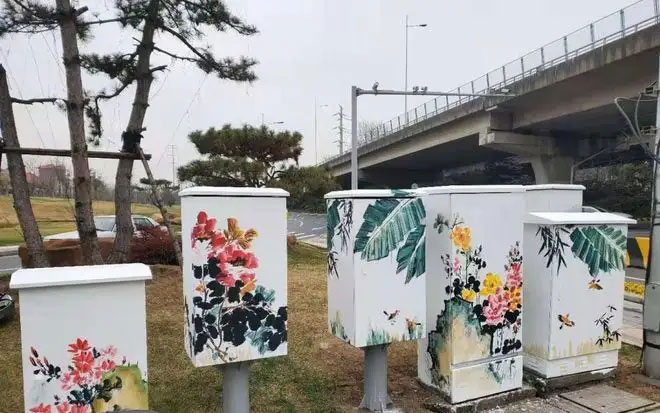 街頭配電箱變身“藝術(shù)品”，成為一道靚麗風(fēng)景線